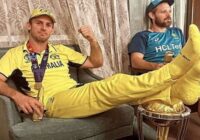 Marsh defends controversial act of resting feet on World Cup trophy – SUCH TV