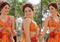 Kiara Advani Looks Summer-Ready In Orange Floral Dress; See Pictures – News18